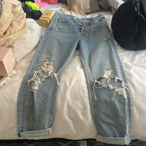 Agolde 90s style ripped Jean